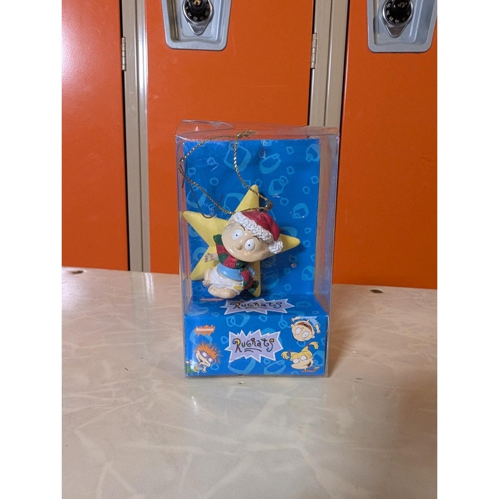 Vintage Viacom 1998 Rugrats Baby Tommy Star Nickelodeon Christmas Ornament